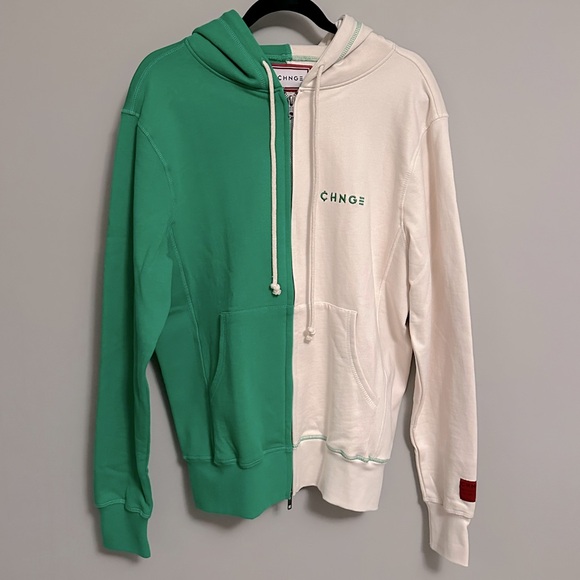 CHNGE Zip Up Sweater Small - Picture 2 of 4